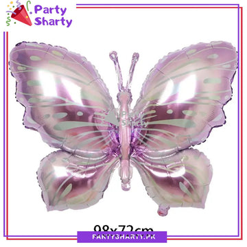 Purple Shade Butterfly Foil Balloon For Butterfly Themed Birthday, Baby Shower Party and Event Decoration